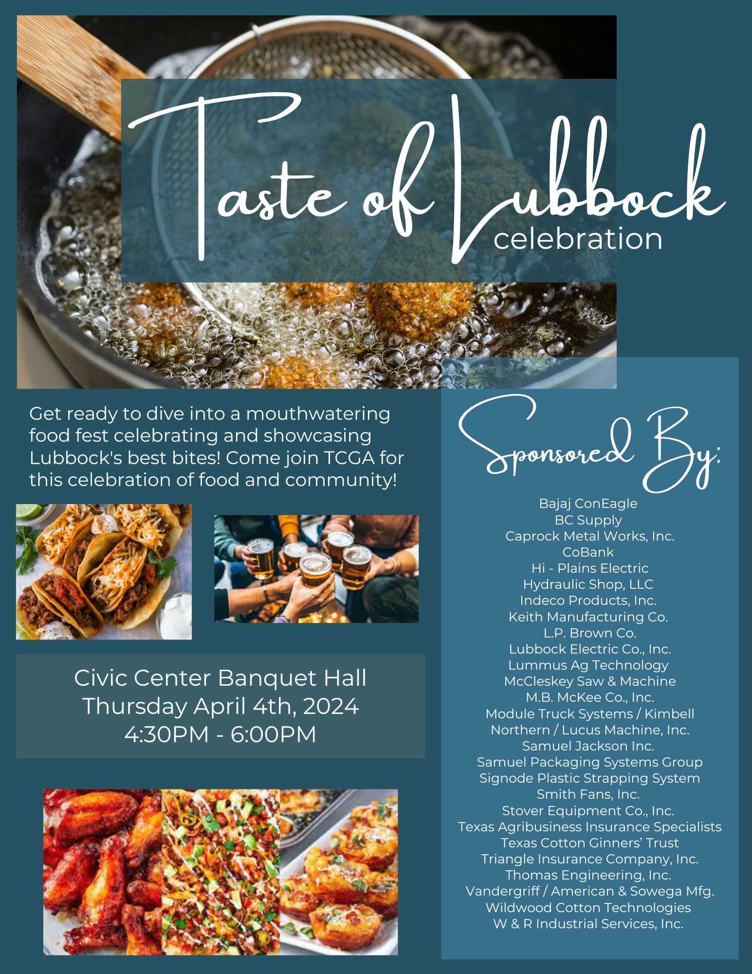 Taste Of Lubbock 2024 TCGA Home Page   Taste Of Lubbock 2024 2 